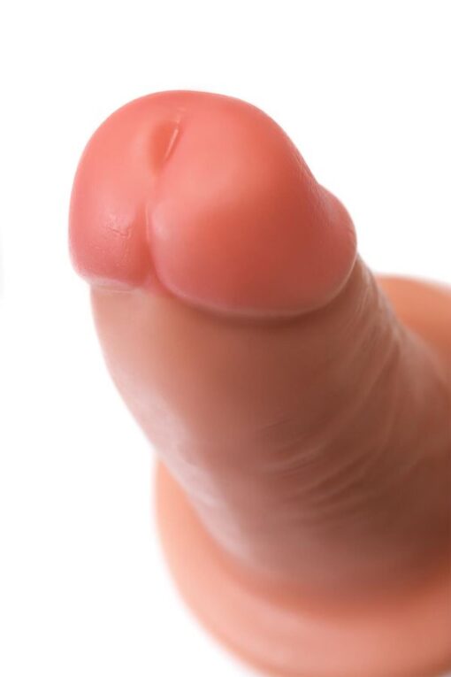 Dildo – Realistic Caliber 14/6, PVC, cielisty, długość 14 cm, średnica 6 cm - obrazek 13