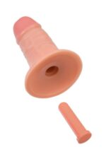 Dildo – Realistic Caliber 14/6, PVC, cielisty, długość 14 cm, średnica 6 cm - obrazek 6