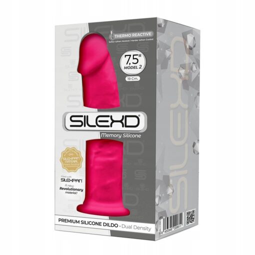 Dildo SD Model 2 (7.5) – różowy w pudełku - obrazek 2