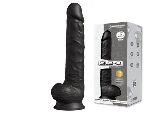 Dildo SD Model 1 (15") – czarne DD03 - obrazek 3