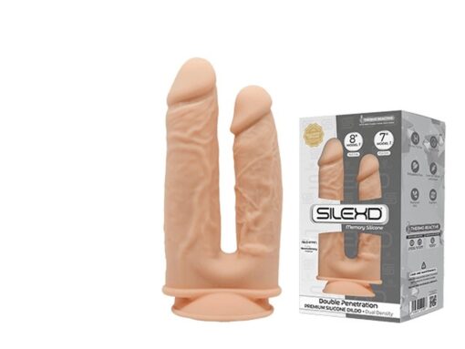 Dildo SD Model 1 (8&7") – cieliste pudełko - obrazek 2