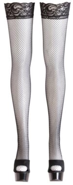 Net hold-up stockings black s - obrazek 6