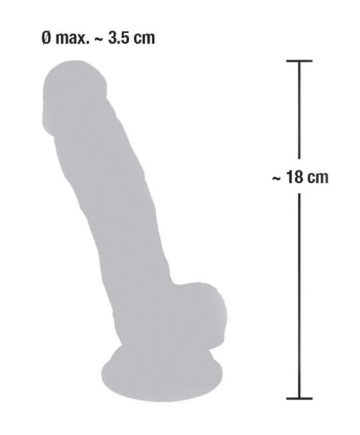 Dildo medyczny silikon – 18 cm - obrazek 8