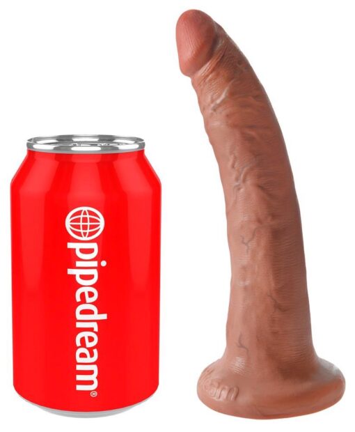 King Cock – dildo 7" – opalenizna - obrazek 2