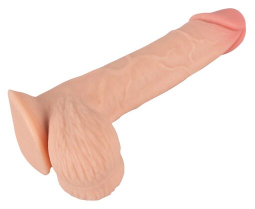 Dildo NS z ruchomą skórą – 19 cm - obrazek 5