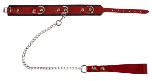 Leather collar and leash - obrazek 4