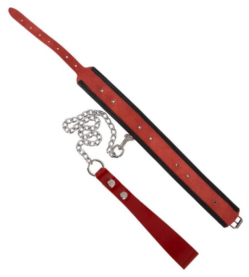 Leather collar and leash - obrazek 6