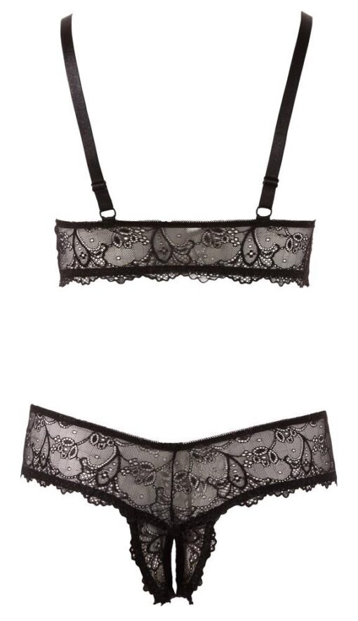 Bra and string black 2xl - obrazek 7