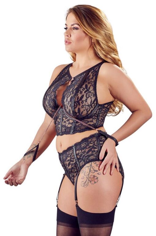 Bra set bondage 95e/2xl - obrazek 3
