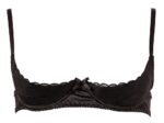 Basic shelf bra black 80c - obrazek 3