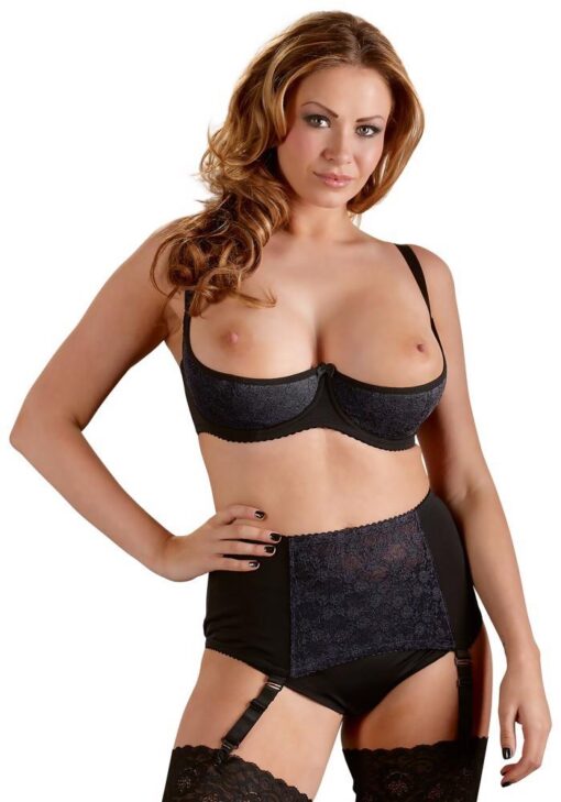 Shelf bra black 95d - obrazek 3