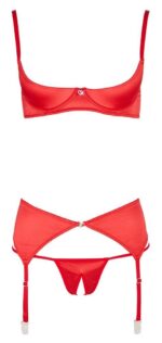 Shelf bra set red 80b/m - obrazek 4