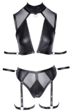 Top and briefs black m - obrazek 4