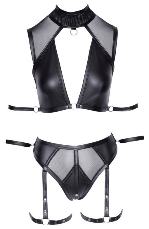Top and briefs black m - obrazek 4