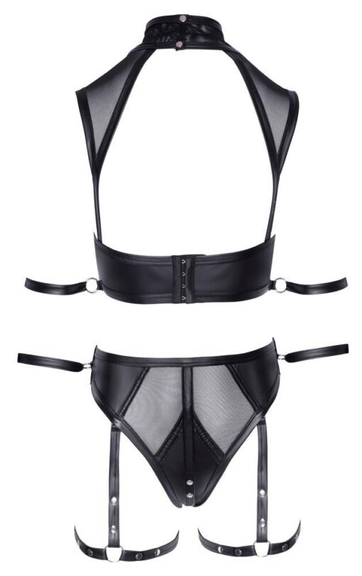 Top and briefs black m - obrazek 7