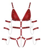 Body paskowe – czerwone – M – Bad Kitty