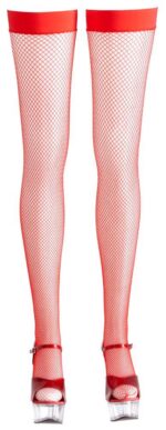 Hold-up stockings red s - obrazek 3