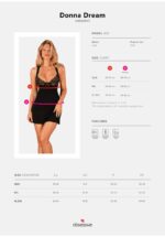 Babydoll DONNA DREAM – z koronką – XL/2XL - obrazek 7