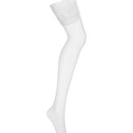 Obsessive 810-sto-2 pończochy białe S/M