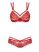 Bielizna-860-set-3 komplet 2-częściowy czerwony l/xl - obrazek 5