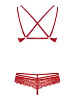 Bielizna-860-set-3 komplet 2-częściowy czerwony l/xl - obrazek 6