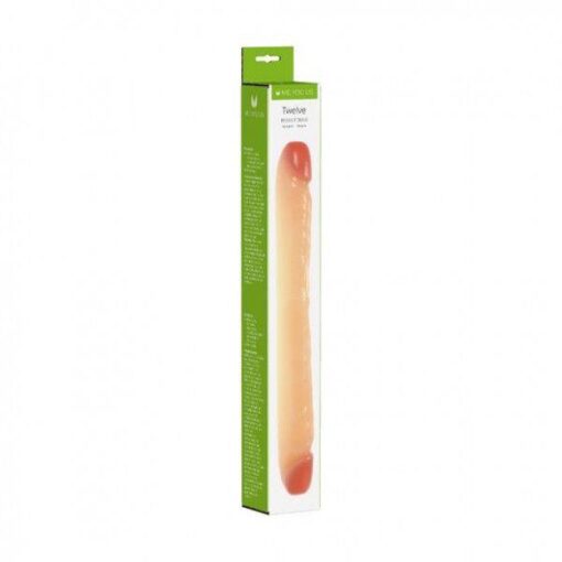 Dildo podwójne Me You Us Twelve – 12" – kolor skóry - obrazek 2