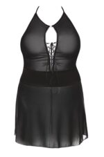 Stefi black chemise xxl+ ( czarna halka ) - obrazek 3