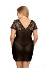 Marina black chemise l+ ( czarna halka ) - obrazek 2