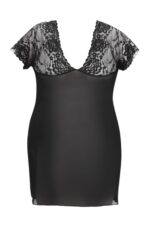 Marina black chemise l+ ( czarna halka ) - obrazek 3