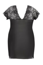 Marina black chemise l+ ( czarna halka ) - obrazek 4