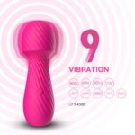 Dazzle – różowy, masażer, 9 różnych programów wibracji - obrazek 2