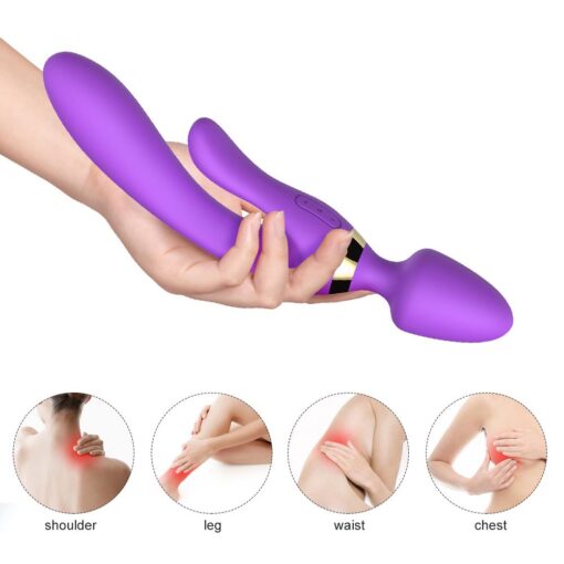 Stymulator Magic Wand fioletowy - obrazek 3