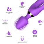 Stymulator Magic Wand fioletowy - obrazek 7