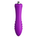 Wibrator Bullet – mini masażer fioletowy, 9 funkcji - obrazek 3