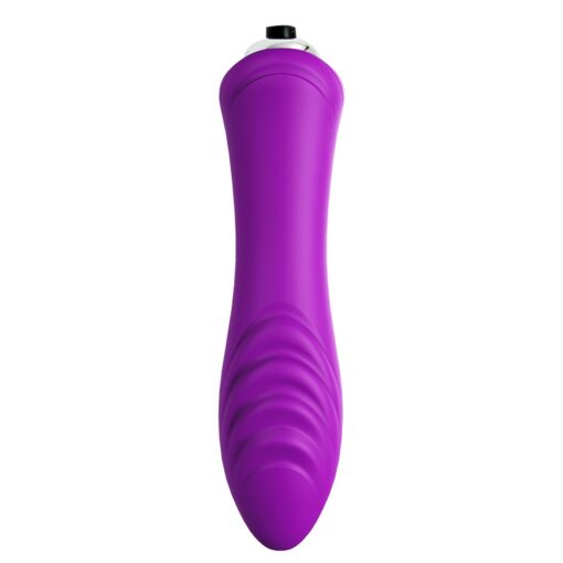 Wibrator Bullet – mini masażer fioletowy, 9 funkcji - obrazek 4