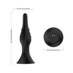 Rocket – czarny wibrator, 9 funkcji wibracji - obrazek 7