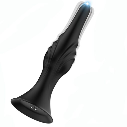 Rocket – czarny wibrator, 9 funkcji wibracji - obrazek 10