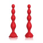 Rosestick czerwony – wibrator w kształcie róży, 9 funkcji wibracji - obrazek 7