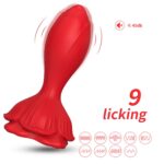 Rosenberg czerwony wibrator analny, 9 funkcji wibracji - obrazek 5