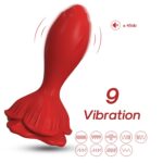 Rosenberg czerwony wibrator analny, 9 funkcji wibracji - obrazek 6