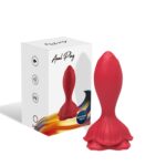 Rosenberg czerwony wibrator analny, 9 funkcji wibracji - obrazek 8