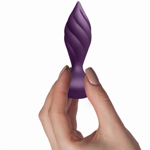 Rocks-off - petite sensations desire vibrating anal plug - purple - obrazek 2