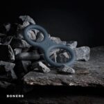 Boners – pierścień i rozciągacz na penisa i jądra, szary - obrazek 2