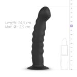 Zakrzywiony strap-on z silikonu - obrazek 4
