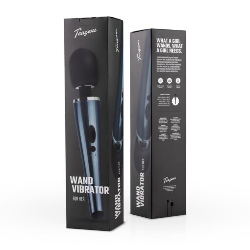Black Lightning Wand – masażer różdżka – czarny - obrazek 2