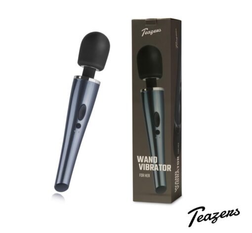 Black Lightning Wand – masażer różdżka – czarny - obrazek 4