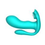 Tongue Triple Stimulator – potrójny stymulator językowy, zielony - obrazek 2