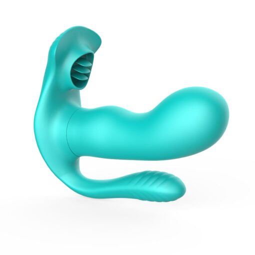 Tongue Triple Stimulator – potrójny stymulator językowy, zielony - obrazek 3