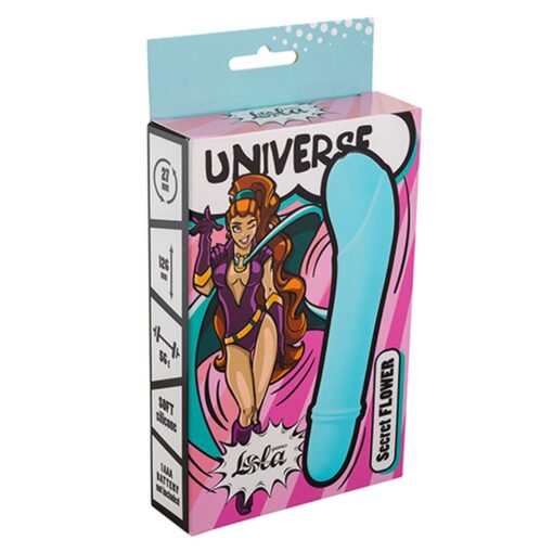 Wibrator Universe Secret Flower – niebieski - obrazek 2