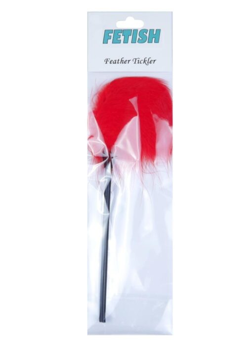 Feather tickler czerwony - b - series fetish - obrazek 2